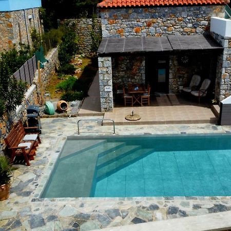 Villa Mavri Ruhige Private Pool Villa, Meerblick Agia Paraskevi  Buitenkant foto