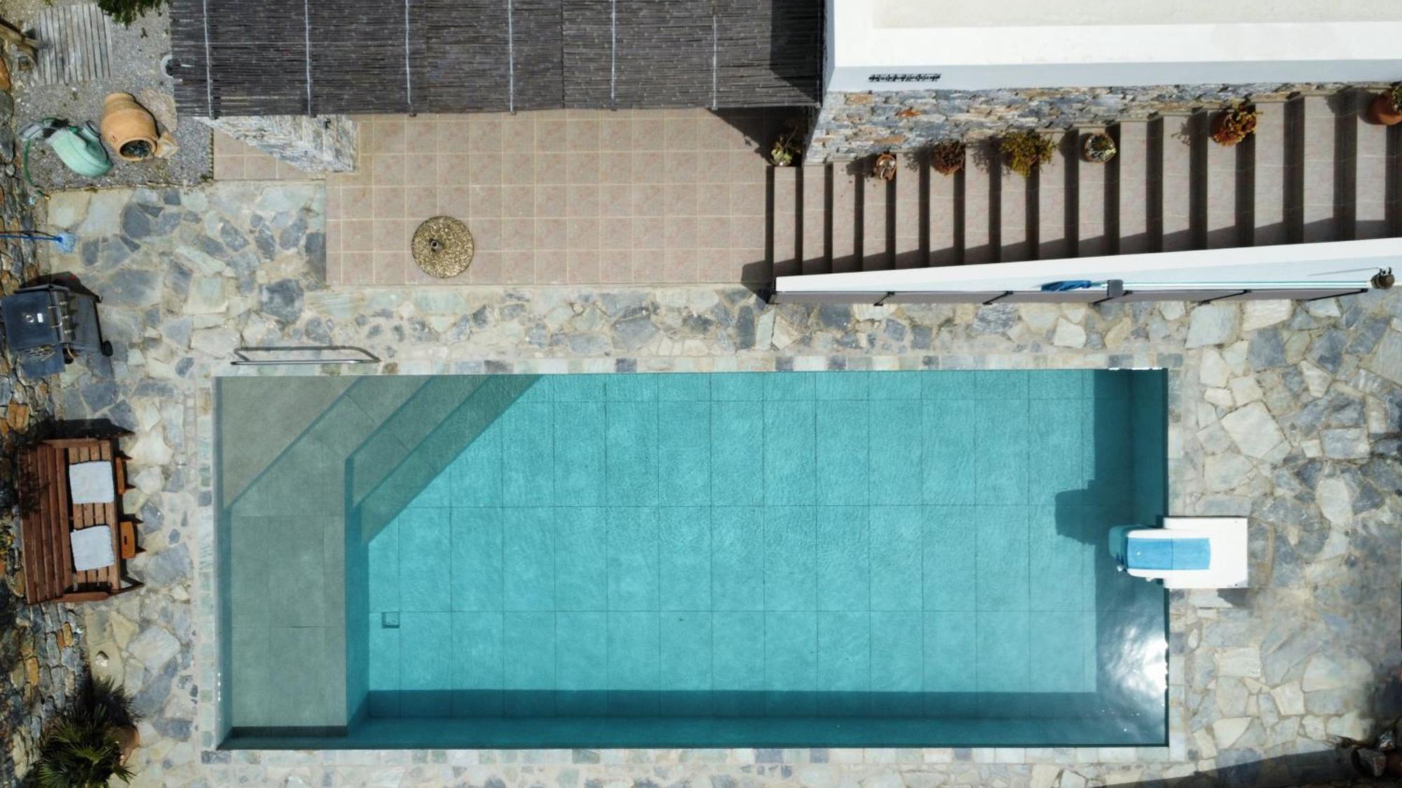 Villa Mavri Ruhige Private Pool Villa, Meerblick Agia Paraskevi  Kamer foto